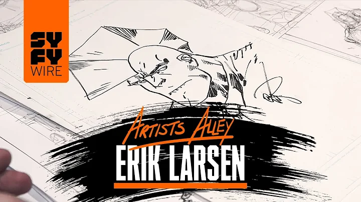 Erik Larsen Sketches Savage Dragon (Artists Alley)...