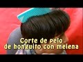 Corte de pelo honguito con melena |Creaciones y manualidades angeles