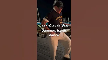 Jean Claude Van Damme Iconic Dance Celebrity Kickboxer Movie 