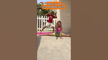 I TAUGHT HIM HOW TO SIT IN THE SPLITS! HOW TO IMPROVE YOUR MIDDLE SPLITS!#libertybarros#tutorial