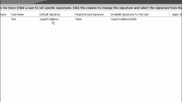 eMailSignature 7 - Assign signatures to groups