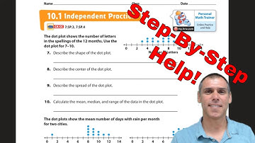Lesson 10.1 Independent Practice Explained! Using Statistical Measures to Compare Populations.