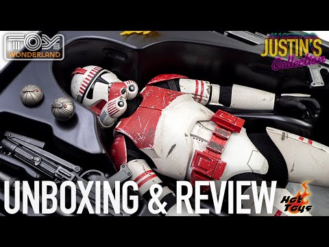 Hot Toys Coruscant Guard Clone Trooper The Clone Wars Unboxing & Review