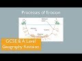Processes of Erosion Rivers Coasts GCSE A Level Geography Revision