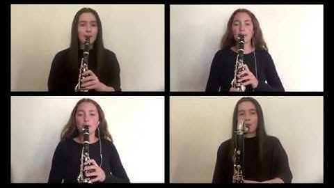 Tchaikovsky - March (The Nutcracker) | Virtual Clarinet Quartet