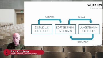 Paul Kirschner - Wat zijn de Wijze Lessen vanuit de cognitieve psychologie gezien?