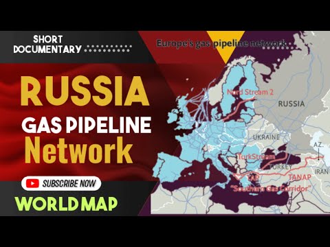 Video: Russian gas pipelines: map and diagram. Gas pipelines from Russia to Europe