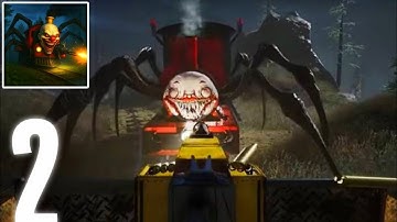 Scary Spider Train - Gameplay Walkthrough Part 2 | Terrifying Monster Train (Android/iOS)