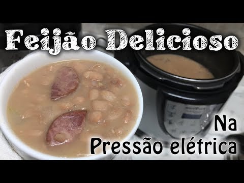 Receita de Feijão Perfeito na panela Pressão Elétrica Britânia