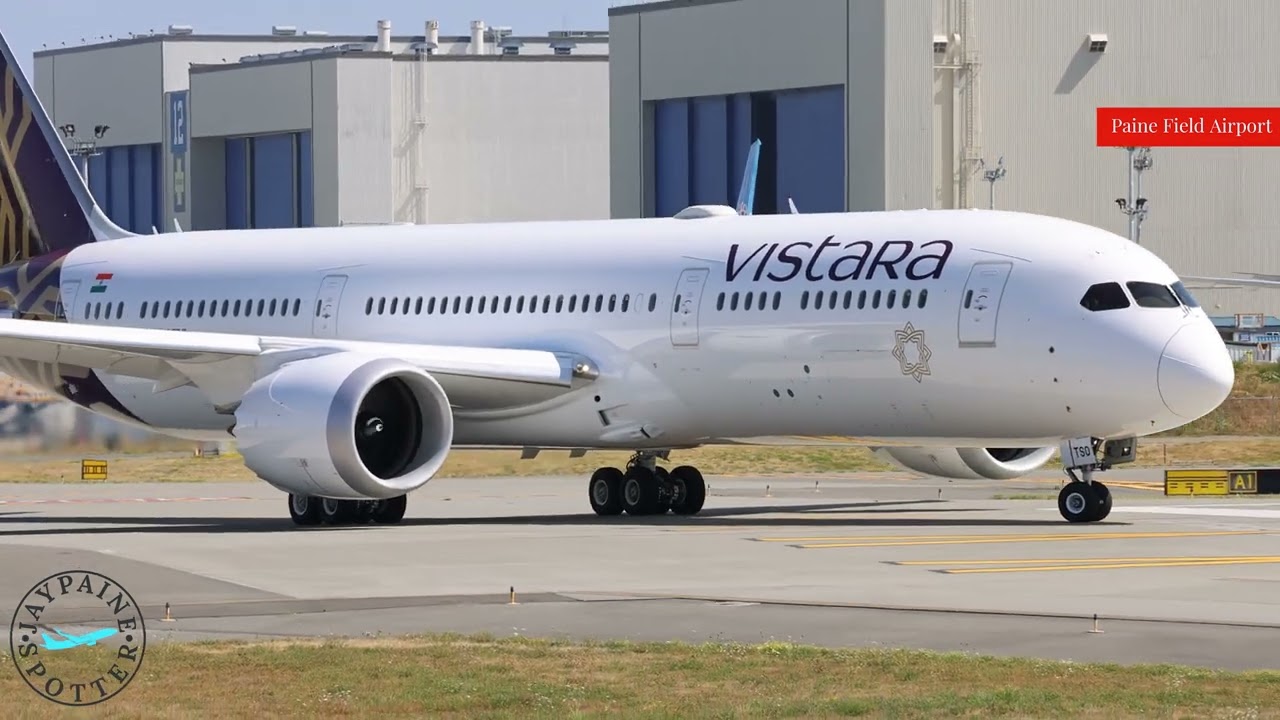 Vistara航空 Boeing 787-9 1/500 1:500 Boeing B787 Dreamliner Diecast Model Airliners ezToys