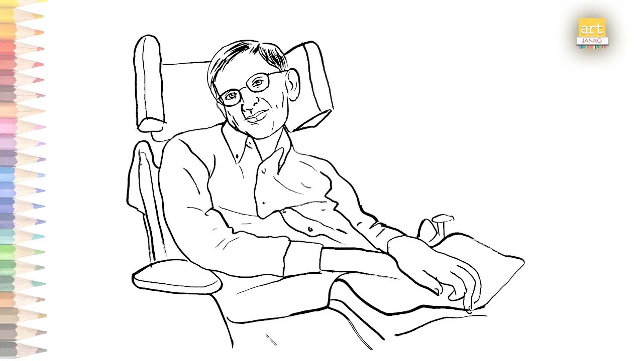 I (used to) blog every day: Quick Sketch - Stephen Hawking