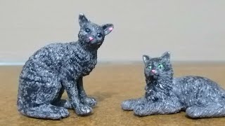Ashfur and Ferncloud | Painting Warrior Cat Figures