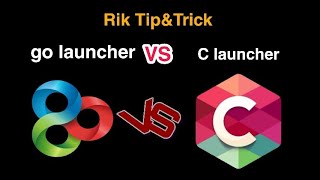 go launcher vs C launcher  | mi note 5 pro unique theme screenshot 5