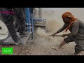 Vandana Drilling Rig in Action|Hard Ground Drilling Test | Real Time Application | NewHolland3630Tx