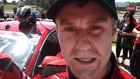 Kia Teammates Michael Galati and Mark Wilkins fini...