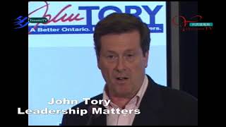 20070609, John Tory, Leadership Matters, Toronto, Canada, 加華錄像館, 加拿大多倫多