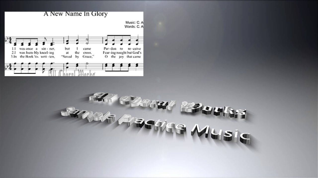 a new name in glory sheet music satb mixed choir youtube a new name in glory sheet music