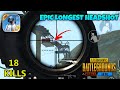 Longest AWM Head Shot In PUBG Mobile Lite | Epic Solo Squad Gameplay