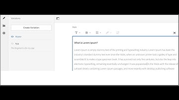 65. Create Content Fragment and it