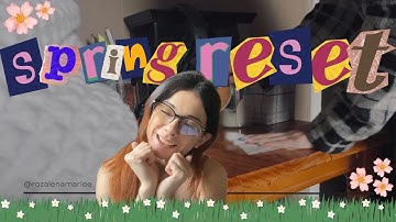 Spring Reset Routine🌸 prepping for spring, goal setting, & spring cleaning