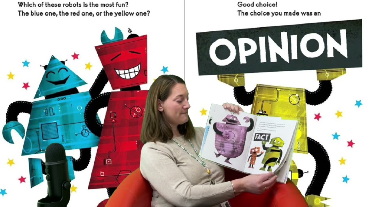 Mrs. Keyes reads Facts vs. Opinions vs. Robots