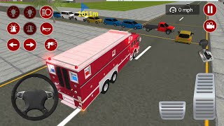 Fire Truck driving Android Gameplay | Firefighter Trucks Simulator #16 screenshot 2