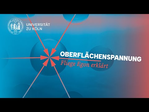 Video: Welches Wasser oder Öl hat eine höhere Oberflächenspannung?