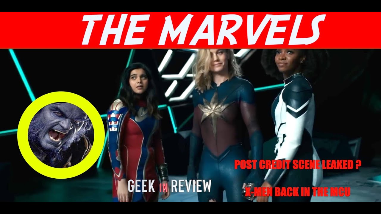 The Marvels LEAKED FOOTAGE and POST CREDIT SCENE 