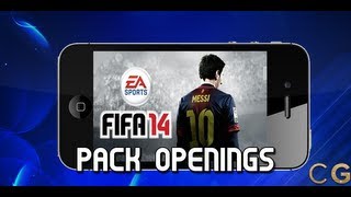 FIFA 14 iPHONE APP ULTIMATE TEAM PACK OPENINGS screenshot 1