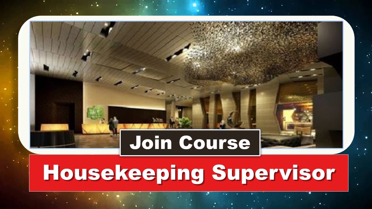 Housekeeping Supervisor YouTube