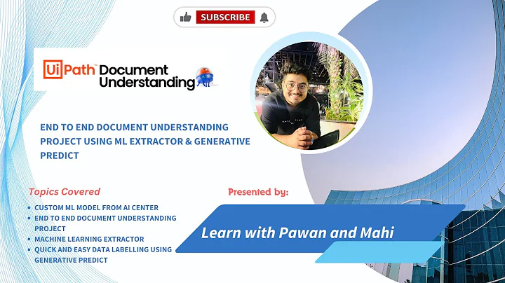 UiPath Document Understanding Tutorial - Learn AI Center, ML Extractor, Generative Predict & more...