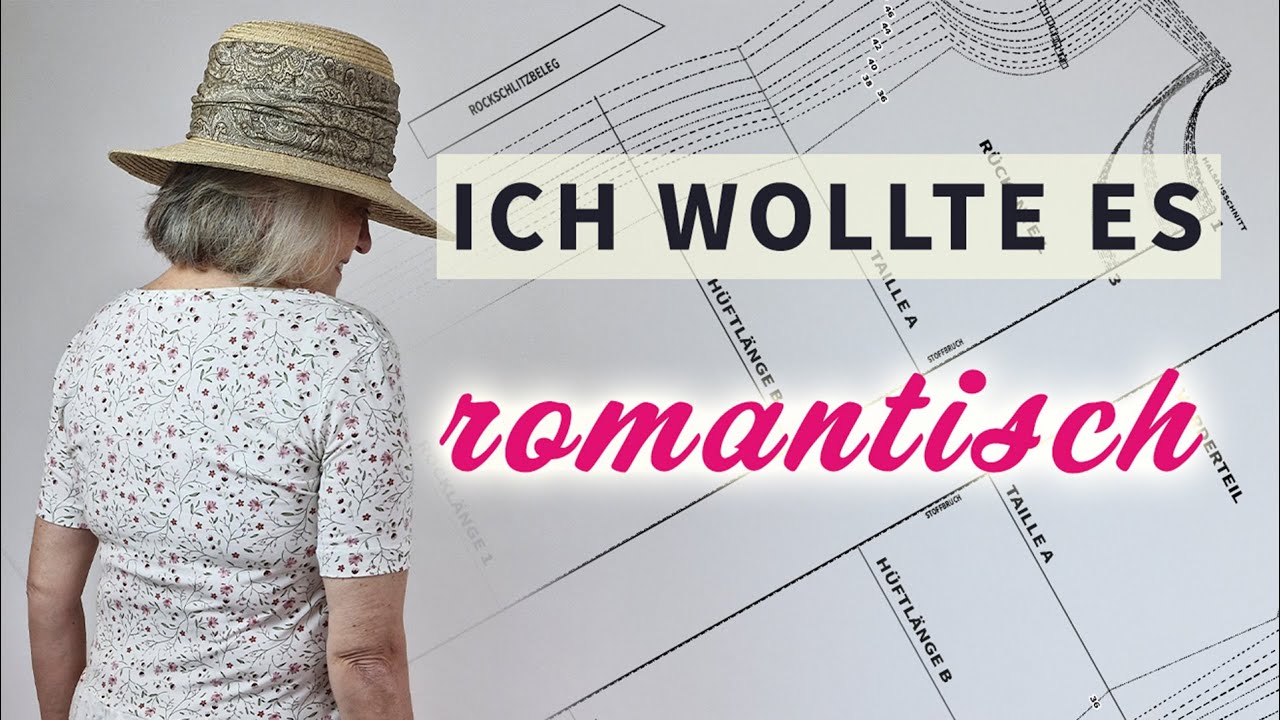 Vom Spätsommer 🍃 in den Herbst 🍂 Einfaches Kleid im Romantik-Look nähen 👗 Schnittmuster Linny