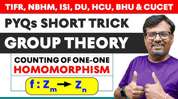 Group Theory | Counting of one-one Homomorphism from f: Zm To Zn | PYQs & Short Trick By Gp sir