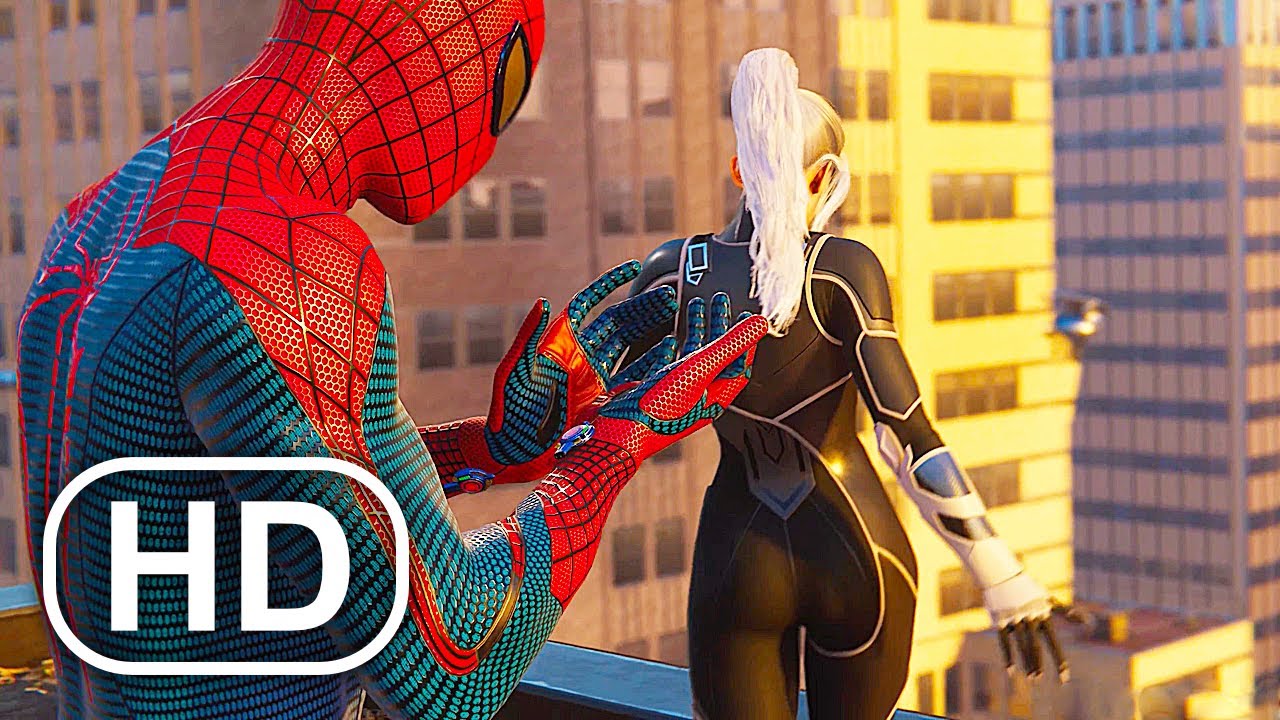 The Amazing Spider-Man Cheating On MJ With Black Cat Scene 4K ULTRA HD - Spider-Man Remastered PS5