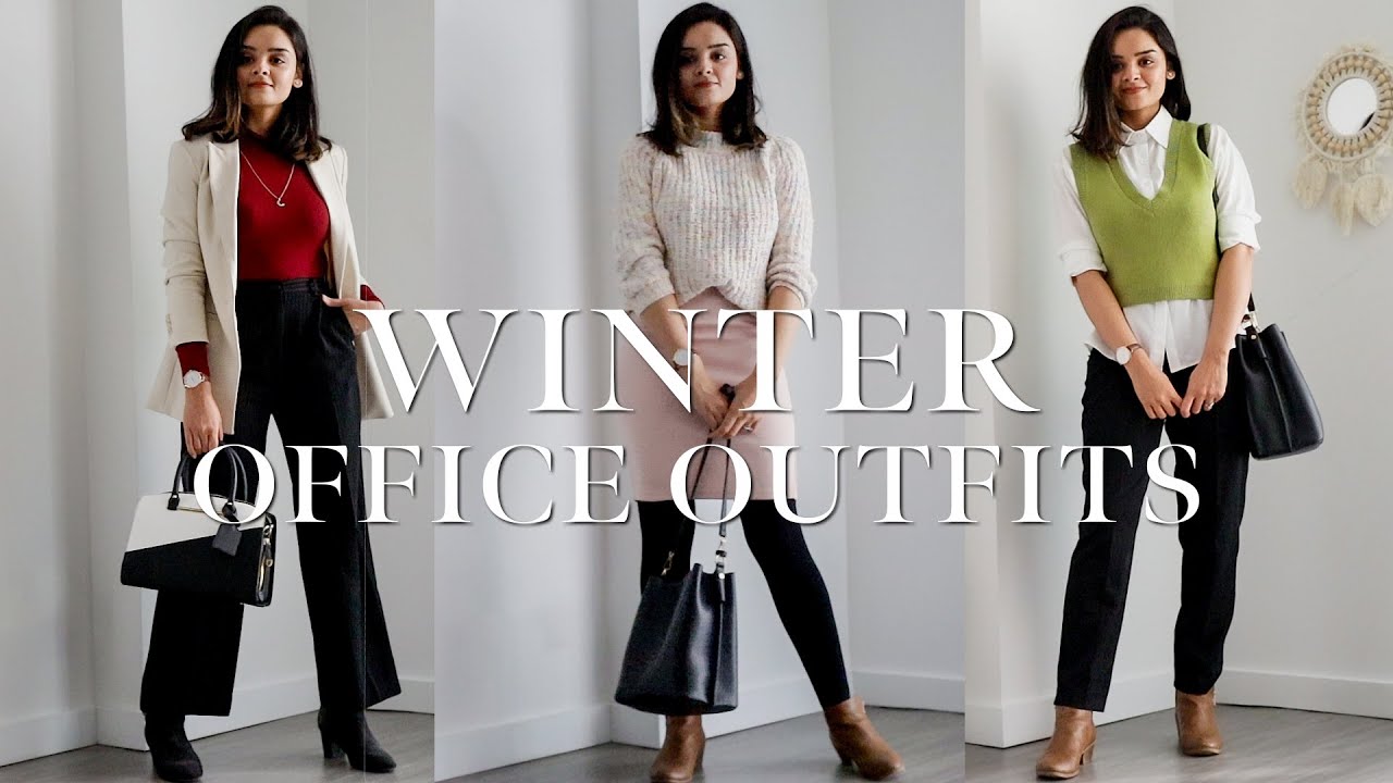 Business casual female winter