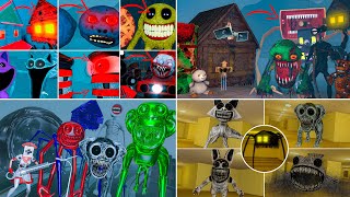 MEGAMIX EVERYTHING TURNED INTO MONSTERS | HOUSE HEAD, SCARY MOON, ZOONOMALY