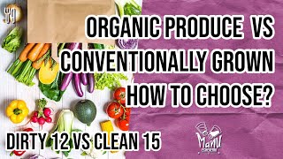 ?DIRTY DOZEN VS CLEAN FIFTEEN FOOD CHOICE | ORGANIC PRODUCE VS CONVENTIONAL | Manu Echeverri