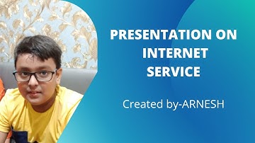 PRESENTATION ON INTERNET SERVICE || ABOUT INTERNET