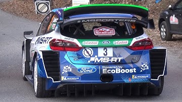 2020 WRC Rally Cars LAUNCH CONTROL Starts Sound Comparison! - Yaris vs Fiesta vs i20!