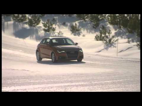 Audi A1 quattro Snow Driving