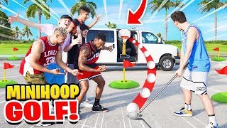 EPIC 2HYPE Miami Mini-Golf TRICKSHOT BASKETBALL