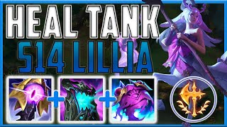 35K+ HEALING DONE WITH THIS SUPER FUN HEALING LILLIA BUILD!! - Heal Tank Lillia | Season 14 LoL