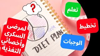 تعلم تخطيط الوجبات وتصميم نظام غذائى لمرضى السكرى والسمنه- Exchange list diet