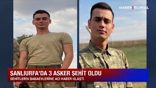 Şanlıurfada 3 Asker Şehit Oldu