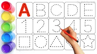 One two three | 1 to 100 counting | ABC, ABCD | 123, 123 Numbers | learn to count | alphabet a to z