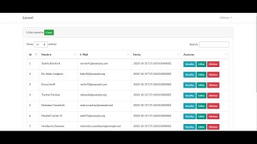 3 - Listar usuarios en DataTables - VueJS - Laravel