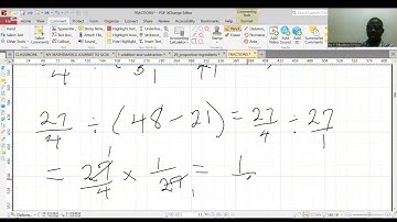 VIDEO 26        BODMAS ON FRACTIONS PART 2