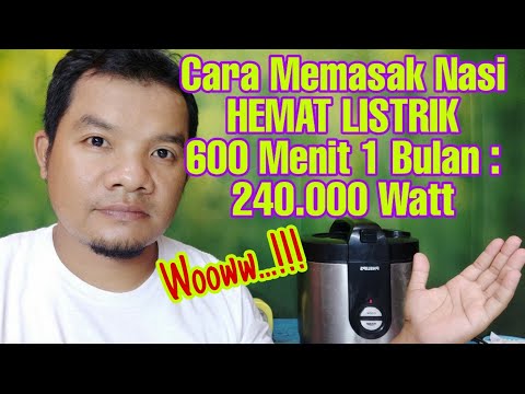 Video: Bagaimana Cara Menghemat Nasi?