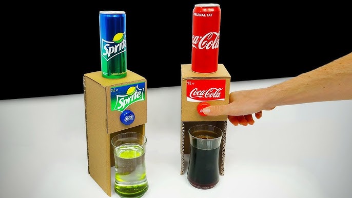 Como Hacer Una Máquina de Coca Cola Dispensador - Experimentos