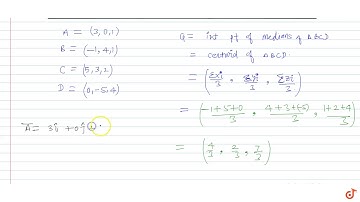 Consider a triangular pyramid ABCD the position vectors of whone agular points are `A(3,0,1),B